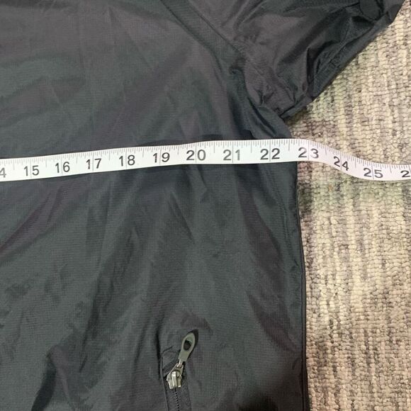 North End Womens Large All Climate Wear Hooded Lexus Jacket Black Zip Snap Front - Picture 5 of 8